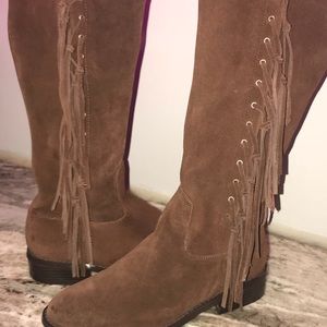 Brown Suede Boots